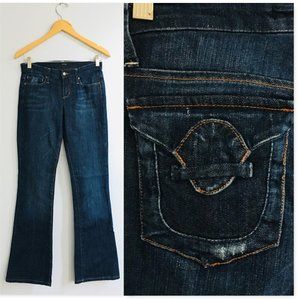 Joe's Jeans socialite jeans dark wash flap pockets